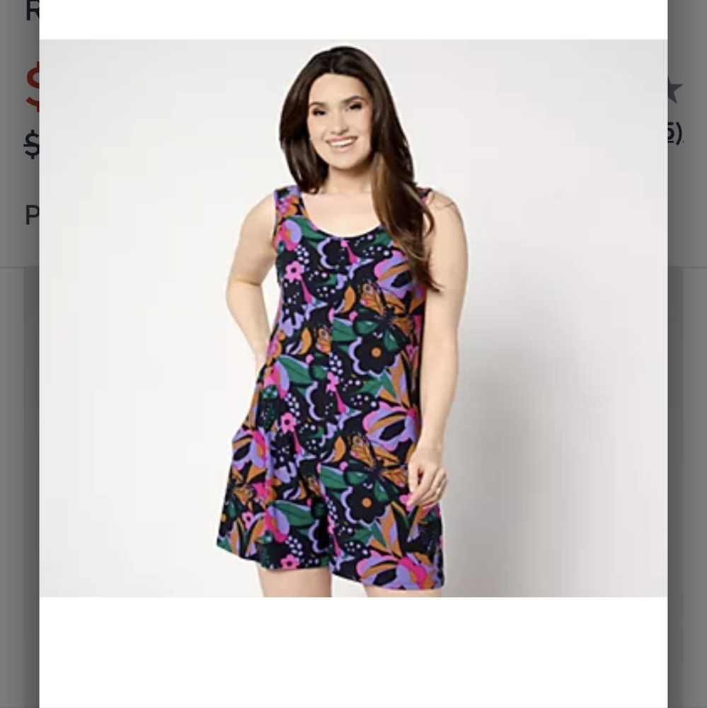NWT ATTITUDES BY RENEE floral romper